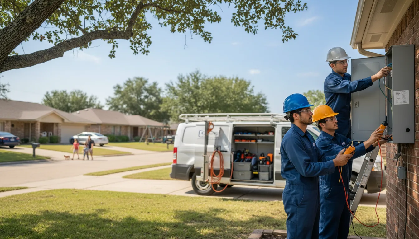 Certified electrician providing emergency electrical services in Flasher, ND